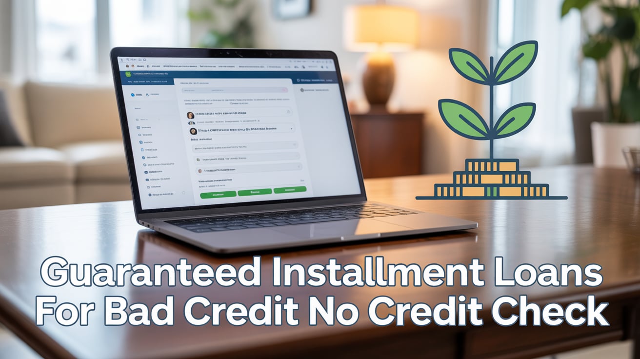 Guaranteed Installment Loans For Bad Credit No Credit Check