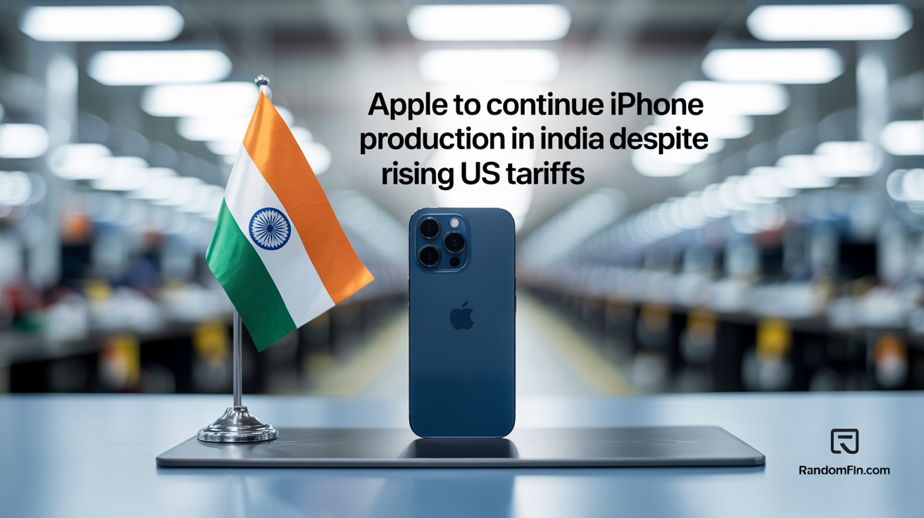 Apple to Continue iPhone Production in India Despite Rising US Tariffs