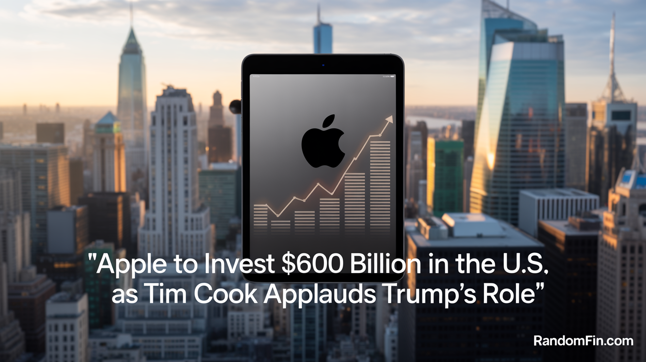 Apple to Invest $600 Billion in the U.S. as Tim Cook Applauds Trump’s Role
