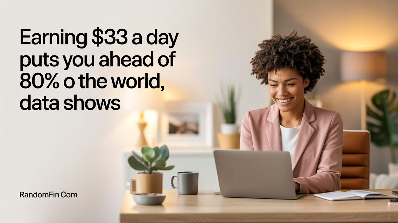 Earning $33 a Day Puts You Ahead of 80% of the World, Data Shows