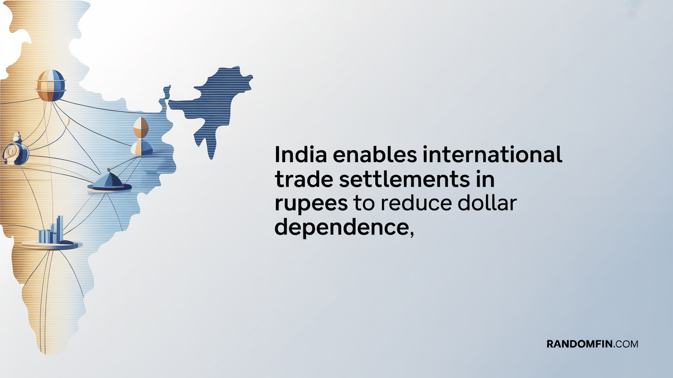 India Enables International Trade Settlements in Rupees to Reduce Dollar Dependence