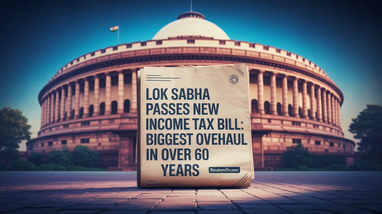 Lok Sabha Passes New Income Tax Bill: Biggest Overhaul in Over 60 Years