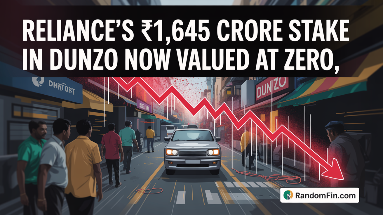 Reliance’s ₹1,645 Crore Stake in Dunzo Now Valued at Zero